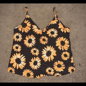 Sunflower tank top